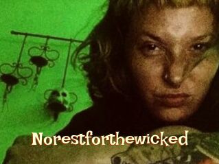 Norestforthewicked