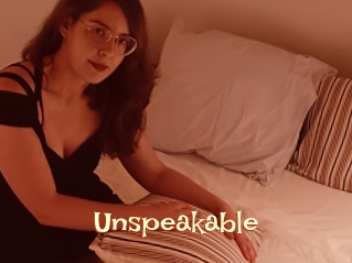 Unspeakable
